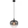 Maxy 1-flg 29 rund Schwarz/Glas/Metall