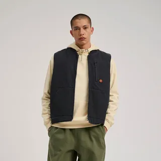 Santa Cruz Classic Label Weste - Washed Black - M,