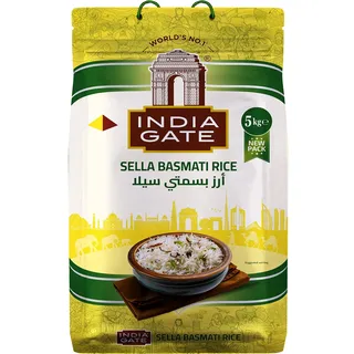 INDIA GATE - Sella Basmati Reis - (1 X 5 KG)