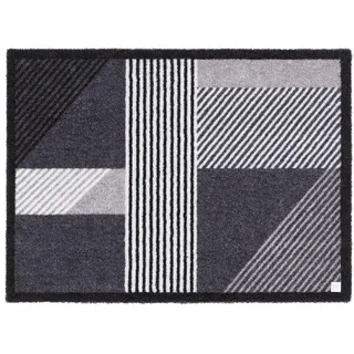 Barbara Becker Fußmatte Sense, Schmutzfangmatte für Eingangsbereich Wohnungstür, Fußabstreifer, Türmatte, Anthrazit, 50 x 70 cm