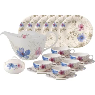 Villeroy & Boch Mariefleur Gris Basic Teeservice 20-tlg. bunt