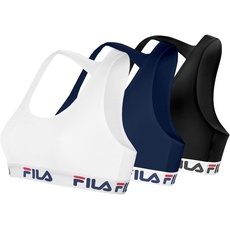 FILA Damen Fila Women's Fi/2/Brax3 Sport BH, Fu6042c, XL EU