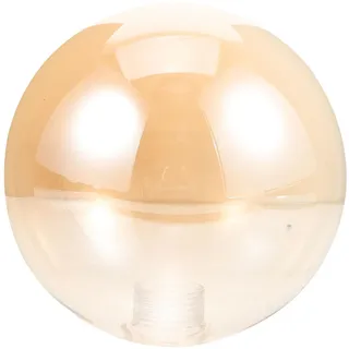 jojofuny Ersatz Glas Lampenschirm Kugel Ømm Gewinde Bernsteinfarbig Dekorativer Lampenschirm Für Pendelleuchte Wohnzimmer Tischlampe Wohnraumbeleuchtung