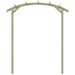 vidaXL Rosenbogen 180 x 210 x 40 cm Grün