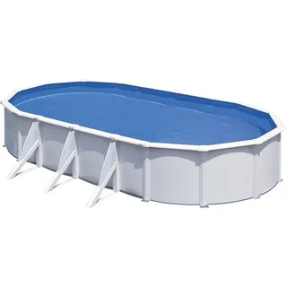 Gre Fidji Oval 610 x 375 x 120 cm inkl. Filterpumpe und Poolleiter