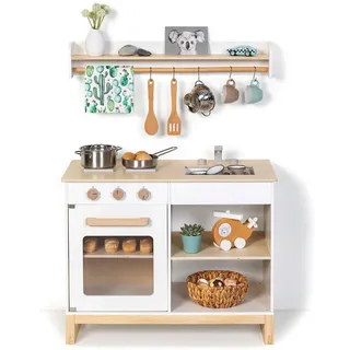 Musterkind MUSTERKIND® Spielküche »Magnolia, weiß/natur«,