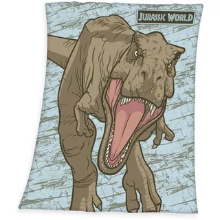 Herding Fleecedecke Jurassic World, 130 x 170 cm, 100% Polyester, Fleece