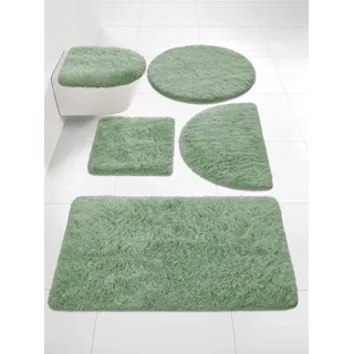 Badematte HEINE HOME Gr. 7, grün (mint), rund ( Ø 75cm), Badematten, Badematte