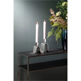 Fink Kerzenständer »HILARA, Leuchter«, silberfarben