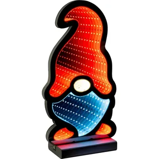 FHS International FHS Weinachtsbeleuchtung LED-Wichtel 73 SMD LED - Rot