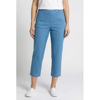 Stretch-Jeans KJBRAND "KJBJeansSusie Culotte", Damen, Gr. 52, N-Gr, denim bleached, Denim/Jeans, Obermaterial: 57% Lyocell, 38% Polyethylen, 5% Elasthan, bequem 7/8-Länge, Jeans Stretch-Jeans, Bequem zum Reinschlüpfen
