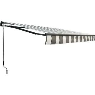 Garden Pleasure Gelenkarmmarkise 20 cm x 200 cm grau