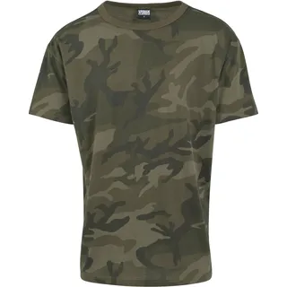 Urban Classics Herren Camo Oversized Tee T-Shirt, per Pack Mehrfarbig (Olive camo 775), Medium (Herstellergröße: M)