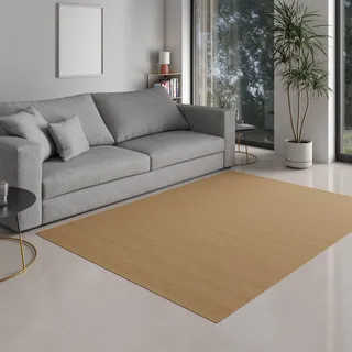 Bambusteppich MASSIVE gold, Maß ca. 60x150 cm, 17mm Stege - Beige