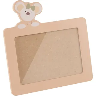 My Baby Lou Bilderrahmen , Hellbraun , Metall, Kunststoff, Holzwerkstoff , Tierform , 21.5x22.5x1.2 cm , Bilder & Rahmen, Bilderrahmen, Bilderrahmen & Fotorahmen