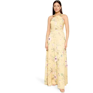 Vera Mont Abendkleid Blumenprint Gelb/Rosé 40
