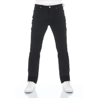 LEE Brooklyn Straight Jeans Clean Black 31 32
