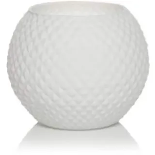 Vacchetti Giuseppe L.Basic Seide Weiß Vase Kugel D.20