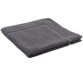 Teppich - Badteppich Anthrazit, Modell Stein, 60 x 60 cm, Elegantes und rutschfestes Design, ideal zum Dekorieren und Sichern von Sicherheit.