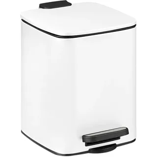 Relaxdays Kosmetikeimer 6 l Weiß