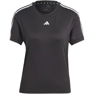 Adidas Damen T-Shirt (Short Sleeve) Tr-Es 3S T, Black/White, IC5039, 2XL