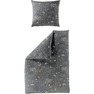 BIERBAUM Bettwäsche »4140« 2 Stk., tlg. Biber, 100% % Baumwolle, pflegeleicht, kuschelig weich