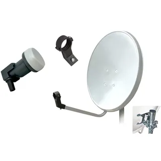 Komplette Satellitenanlage für 1 Teilnehmer Perfekt für Camping Balkon oder Haus