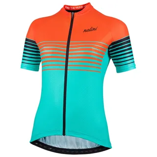 NALINI 03114401100C000.10 Cross Lady Jersey Damen Sweatshirt HELLBLAU/ORANGE L