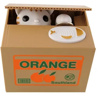Xrten Elektronische Spardose, Elektronische Katze Sparbüchse für Kinder und Erwachsene, Kleine Sparkasse Gelddose Geschenk für Kinder für Kleingeld