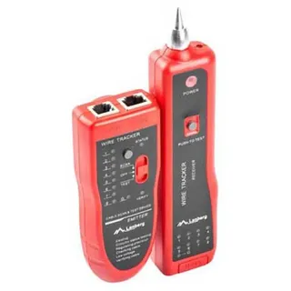 Lanberg Nt-0501 Rj45/rj12/rj11/coax-kabeltester - Red / Blue