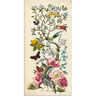 Artland Wandbild »Chinoiserie Natur II«, Pflanzen, (1 St.), als Alubild, Outdoorbild, Leinwandbild, Wandaufkleber, versch. Größen, beige