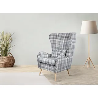 Home Affaire Ohrensessel Charles Polyester 78 x 118 x 94 cm Grau