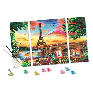 Ravensburger 20134 - CreArt Malen nach Zahlen Paris Reflections, Malset