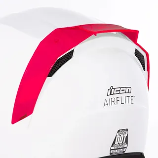 Icon Airflite, Spoiler tagleuchtend - Neon-Rot