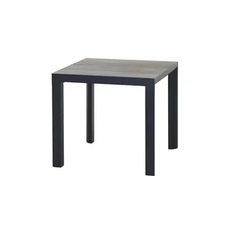 Siena Garden Gartentisch 80 x 80 x 74 cm Washed Grau