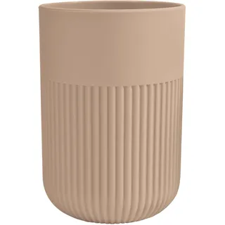 MSV - Gino Matcha Becher - Kompaktes und Elegantes Design - Ø7,1 x 10,5 cm - Grüne Farbe - Ideal für Küche und Bad - Praktisches und Dekoratives Accessoire