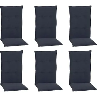 Beo Hochlehner-Sitzkissen RUB90 Bloomington Anthrazit 6er-Set