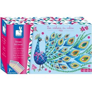 JANOD Glitterbilder mit Strasssteinen - Midi Vogel