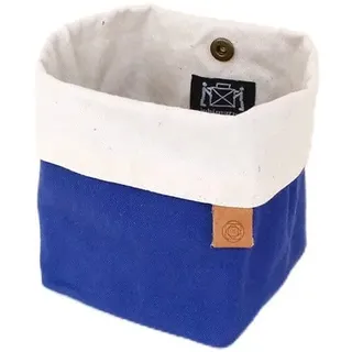 Cohana 45-220 Pouch, Canvas Baumwolle Leder, Blue, 8x8cm