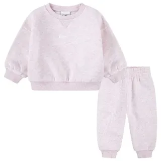 Nike Kids Nike Kinder Essential Fleece Crew Set, Pink Foam Heather, 18 Monate