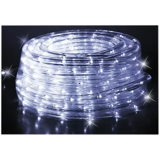 Weihnachten Lichter Dekoration LED Seil 15 Meter Weiß Drinnen & Draußen IP55