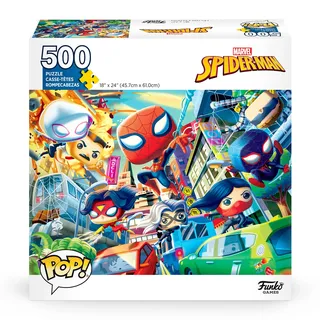 Pop! Rätsel Marvel Spider -Man - 500 Stück - 45,7 cm x 61 cm - Englisch