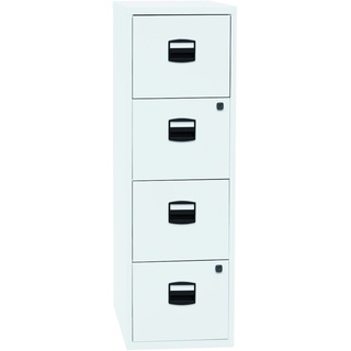 BISLEY Home PFA 4 Hängeregistraturschrank verkehrsweiß 4 Schubladen 41,3 x 40,0 x 132,1 cm