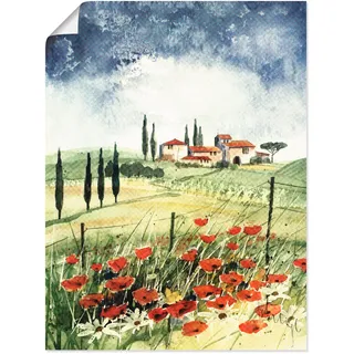 Artland Poster »Toskana III« Europa 1 Stk. tlg. ohne Rahmen, grün