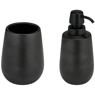 Wenko Modell Nerno Badaccessoire-Set Schwarz