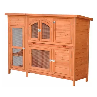 nanook shop Kleintierstall XL 145 x 108 x 48 cm braun