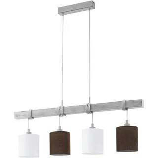 EGLO Townshend 4-flg. 15 cm rund braun