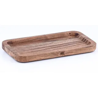 Marrakesch Serviertablett aus Holz 21x6cm lang | Tablett Servierplatte Anea modern als Tischdeko