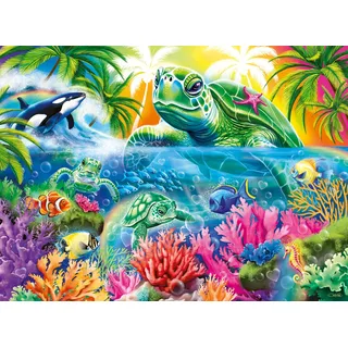 Ravensburger Kinderpuzzle 12004388 - Meeresschatz - farbenfrohes Unterwasser-Puzzle mit 300 großen Teilen, für Kinder ab 9 Jahren
