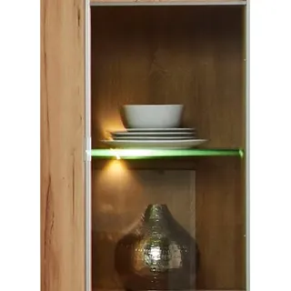 vogl möbelfabrik LED Glaskantenbeleuchtung LED fest integriert, Rückwandstrahler,